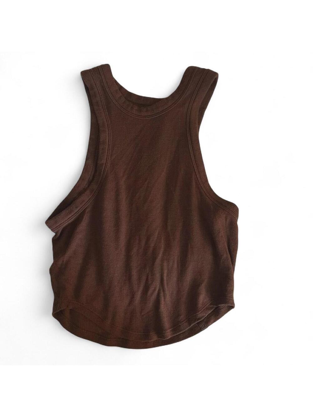 Lululemon Hold Tight ribbed Cropped Tank Top